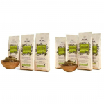 Nat Habit - Fresh Ready To Apply Henna Paste (Pack of 3 x 220g) and Nat Habit Henna Paste, 100% Natural - (Pack of 4 x 220g)
