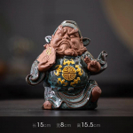 1 TK Keraamiline Zhong Kui Zen Kaunistused Hiina Taevased Figuurid Retro K&auml;sit&ouml;&ouml; Teelauad Teelemmikloomad V&auml;ikesed Kaunistused