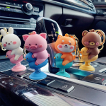 Anime armsad loomad raputava peaga vedrum&auml;nguasjad autopaneel armatuurlaua kaunistus PVC autodekoratsioon nukk auto interj&ouml;&ouml;ri tarvikud Bear