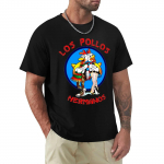 Mood Breaking Bad T-s&auml;rk LOS POLLOS Hermanos T-s&auml;rk Harajuku L&uuml;hikeste varrukatega T-s&auml;rk Puuvillane Graafiline T-s&auml;rk Topid XXL