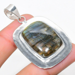 Labradorite Handmade 925 Sterling Silver Jewelry Pendant 2.17 f8f92
