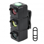 Jalgratta tagatuli 3 v&auml;rvi LED Veekindel Type-C laetav MTB maantee m&auml;giratta tagumine kerge &ouml;ise s&otilde;idu jalgratta ohutushoiatustuli must