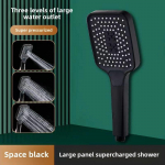 K&otilde;rgsurve ruudukujuline du&scaron;iotsik 3 pihustusrežiimiga, k&auml;eshoitav vannitoadu&scaron;i pihusti, vett s&auml;&auml;stev vihmadu&scaron;&scaron;