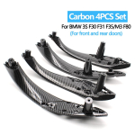 Car Door Handle ide Pull Trim Cover For BMW 3 4 Series M3 M4 F30 F31 F32 F33 F34 F35 F36 F80 F82 F83 316d 318d 320d 325d Carbon F30 4pcs