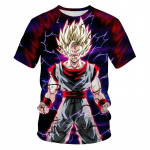 Anime Dragon Ball Son Goku 3D Prindiga Laste T-s&auml;rk Suvine vabaaja T-s&auml;rk Poiss T&uuml;druk Unisex Laster&otilde;ivad T-s&auml;rk Topid S