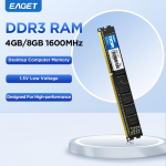Suure j&otilde;udlusega DDR3 RAM-i m&auml;lumoodul 4G/8G 1600MHz PC3-10600 4GB lauaarvuti DIMM RAM-id CL19 8GB