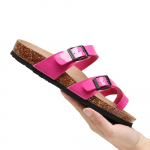 Naiste korgist pl&auml;tud pandlaga rihmadega Lamedad kontsad elegantne sandaal Unisex rannapapud 36
