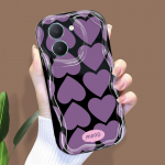 Armas koomiksimustriga kreemjas tekstuuriga korpus, lainelise servaga pehme silikoonkaanega telefoni&uuml;mbris Vivo jaoks Vivo Y01 valge