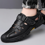 Meeste Sandaalid &Auml;ri Nahast Kott Pea Auguga Kingad Nahast Sandaalid Rannakingad Meeste Vabaaja Kingad Isa Kingad 44