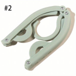 5 pesaga multifunktsionaalne riidepuu, kaasaskantav, kokkupandav, reisimiseks, kokkupandav plastist riidepuu roheline