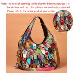 Ehtsa Nahast Naiste Kott Tuttidega Kott &Uuml;he &Otilde;la Risti Keha Kott Patchwork Totes Kott mitmev&auml;rviline