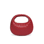 Moodne &uuml;hev&auml;rviline k&auml;eshoitav naiste kott, Lihtne ja trendikas k&auml;sitsi kootud kott, &Uuml;he &otilde;larihmaga crossbody kott brown