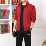 Mood Jooksukomplektid Spordi&uuml;likond Spordiriided Dressipluus + Dressip&uuml;ksid Meeste riided 2 osa Komplektid Spordidressi Jooksu&uuml;likonnad L