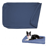 Dog Bed Cover Crate Pad (Dark Blue) Bedding Oxford Cloth Easy to Wash Dogs Sleeping 76cmx51cmx10cm