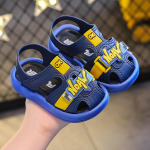 Laste sussid suvised lastejalatsid rannajalatsid libisemisvastased pehmed multifilmid beebisandaalid 21 pruun