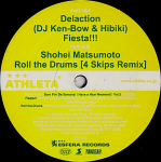 12-tolline plaat DELACTION / SHOHEI MATSUMOTO - Fiesta!!! / Trummid p&otilde;risevad ESF123 Esfera Records 2005 Jaapan Tantsu- ja Elektrooniline Muusika Kasutatud