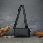 Ehtne Nahast Rinnakott Meeste Crossbody Kott Moodne ja Vabaaja Lehma Nahast V&auml;ike Crossbody Kott &Uuml;he &Otilde;la Kott