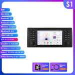 Hizpo Intelligent 8GB 128GB AI H&auml;&auml;ljuhtimisega 2 Din Android Auto Raadio BMW 5 E39 1995 - 2003 E53 X5 M5 Carplay 4G Net Autole Multimeedia GPS 2din Autoraadio S1 8Core 3G 32G
