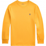 Polo Ralph Lauren &Uuml;hev&auml;rviline &Uuml;mmarguse Kaelusega Tikitud Hobune Pikkade Varrukatega Laste T-s&auml;rk Kollane 323854677-082 L