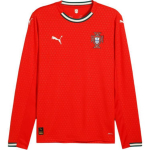 Puma Portugal 25 Kodune F&auml;nniversioon Logo Mugav Treening Pikkade Varrukatega Jalgpallis&auml;rk Unisex Topp Punane 779191-01 3XL