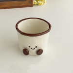 Keraamiline kauss salati ja jogurti jaoks, kohvikruus jookide jaoks, dekoor Capacity 120 ml