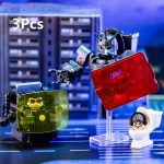 Suur suurus Uus Skibidi Tualetikasti ehitusklotsid Suur Titan Kaamerapoiss K&otilde;neleja Mini tegelaskuju M&auml;nguasjad