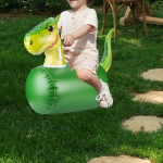 Inflatable Dinosaur Hopping Toy Jumping Horse Multifunctional for Children Aged 3 up Easy to Carry