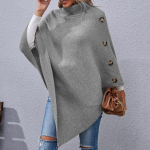 Naiste mood, temperament, vabaaja n&ouml;&ouml;biga, ebaregulaarne kampsun, cape mantel M punane