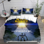 Tekikate The Wild Robot 3D Peen Multikas Rozzum Digitaaltr&uuml;kiga Voodipesu Komplekt Tekikott Voodi Noorte Kodu Dekoor Laste Poiste Kingitus 140x200cm
