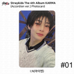 Stray Kids 4. album Karma L&otilde;&otilde;tspilliversioon Ametlik fotokaart I.N (Accordion ver)