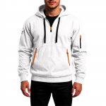 Kapuutsiga sporditreeningkost&uuml;&uuml;m Unisex jooksuriided pikkade varrukatega pullover Pusad Pusa L
