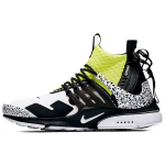 Acronym x Nike Air Presto Mid Dynamic Yellow Unisex tossud Valge Dynamic-Yellow-Black AH7832-100 36