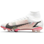 Nike Mercurial Superfly 8 Elite FG Rawdacious Unisex Tossud Valge Bright-Crimson Roosa-Blast CV0958-121 42