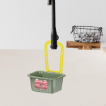 Draining Basket, Storage Rack, Stylish Strainer for Hanging on A , Food Catcher, Organizer, roheline