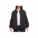 Nike Sportswear Essentials Seeria Logotr&uuml;kiga Polo N&ouml;&ouml;biga Pikkade Varrukate Jakk Naiste jakid Must FV7560-010 XL