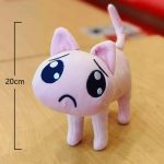 Anime m&auml;nguasi super armas Roosa kassist pehme nukk KAngel pehmed m&auml;nguasjad Emoji Ingelnukk Kastekass Pehmest materjalist kassikass Pehmest materjalist kassikass Kott V&otilde;tmehoidja Ripats Kingitused 20CM
