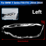 BMW 3. seeria F30 F31 2016-2018 esiosa Auto Kaitsev Esitulede Klaasl&auml;&auml;tse Kate Varjund Kest L&auml;bipaistev Valgusti Korpus Lambi