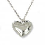 Used TIFFANY&Co. Necklace Full heart Elsa Perutti Silver925 4.3g Silver Accessories