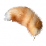 Faux Fox Tail v&otilde;tmehoidja karvane kohev karusnaha saba Cosplay kett Faux Fox saba dekoratiivne aksessuaar seljakottidele V&otilde;tmed riided B