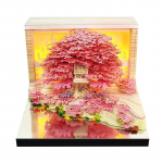 Ajakava Kalender 2026 Lauakalender LED-valgustusega 3D &Auml;rarebitav Kalender Paberist Nikerduskunst M&auml;rkmepaber Kingitus J&otilde;ulud