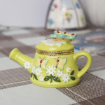 Euroopa ja Ameerika stiilis keraamiline k&auml;sit&ouml;&ouml; ehtekarp, loominguline kodu sisustus, k&auml;sitsi maalitud keraamiline hoiukarp