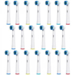 20X Remplacement Brosse &agrave; dents &eacute;lectrique Head For Braun Oral-B Famille Flexisoft EB17A