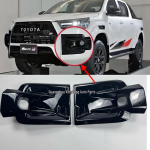 Hilux Rocco GR 2020-23 Udutulede raami kate, Esip&otilde;rniku dekoratiivne kate Left Side gray