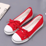 Tossud Kingad Naistele 2024 Zapatillas Mujer &Uuml;hev&auml;rviline Sapatilha Feminina Zapatilla Tenis Feminino Paelad Valge Chaussures Plates 35 punane