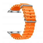 Silikoonist ookeanirihm Apple Watchi rihmale Series Ultra 9 8 7 6 5 4 10 SE iwatchi k&auml;ev&otilde;ru 42mm 44mm 45mm 49mm 40mm 41mm 46mm rihm 38 40 41 S10-42mm
