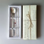 Traditsiooniline m&auml;nni-kraana mustriga roostevabast terasest lusika ja s&ouml;&ouml;gipulkade komplekt Spoon Chopstick Set
