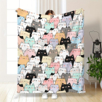 Mugav flanelltekk Kodu diivanile Personaalne Super pehme soe voodikate Parim paaridele Romantiline kingitus 30x40in beige