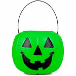 Accessoire de carnaval - MY OTHER ME - Panier Citrouille - Vert - 21,6 x 21,6 x 30,5 cm roheline