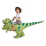 Halloweeni t&auml;ispuhutav T-Rexi dinosaurus ratsutamis&uuml;likond One Size