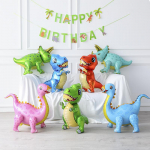 Suured 4D K&otilde;ndivad Dinosaurus&otilde;hupallid Jurassic Dinosauruspeo Tarvikud Laste S&uuml;nnip&auml;evade Kaunistused Džunglidraakoni Fooliumist Globod walking dragon 4